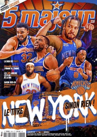 Magazine 5 MAJEUR N°243 Février 2016 - Spécial Basket - Posters Inclus